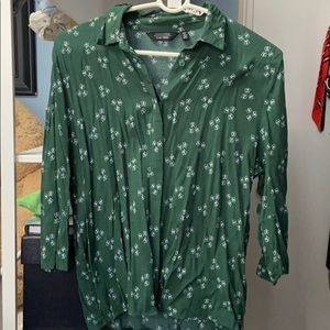 & other stories Green Blouse with Butterflies